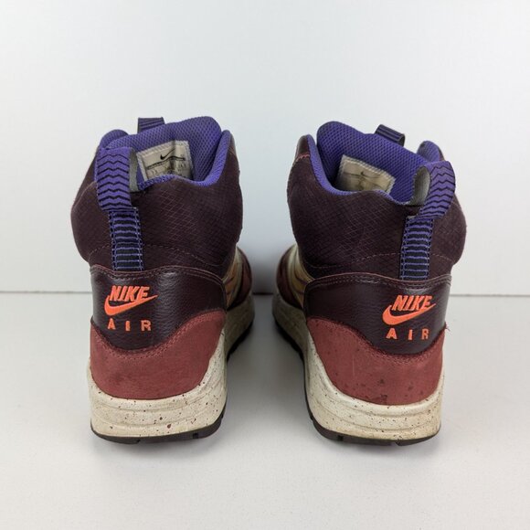 Nike Air Max 1 Sneakerboot Mid Deep Burgundy Iridescent 685269 600 W 7.5 | M 6. - Picture 7 of 9